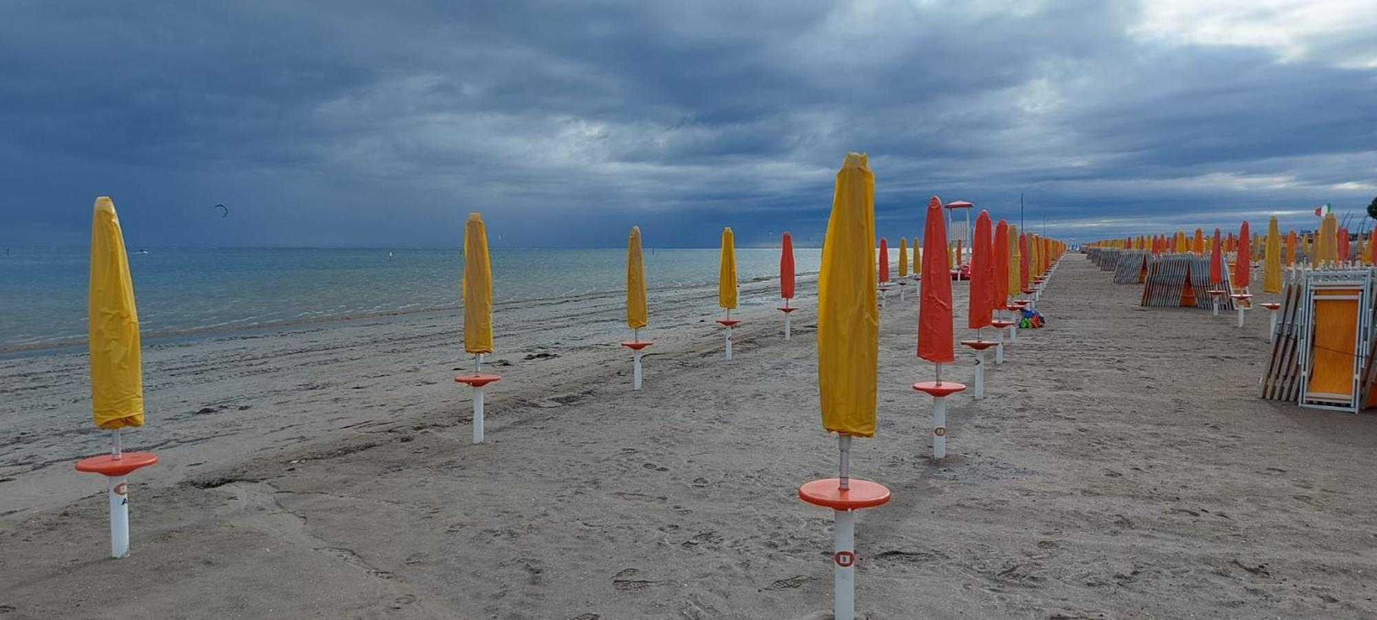 Seaview Beach Front Grado Pineta Andromeda Oda fotoğraf